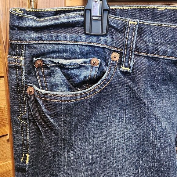 Lucky Brand Dungarees Bootcut Denim Jeans Women's Size 31 Cotton Spandex - Picture 10 of 13